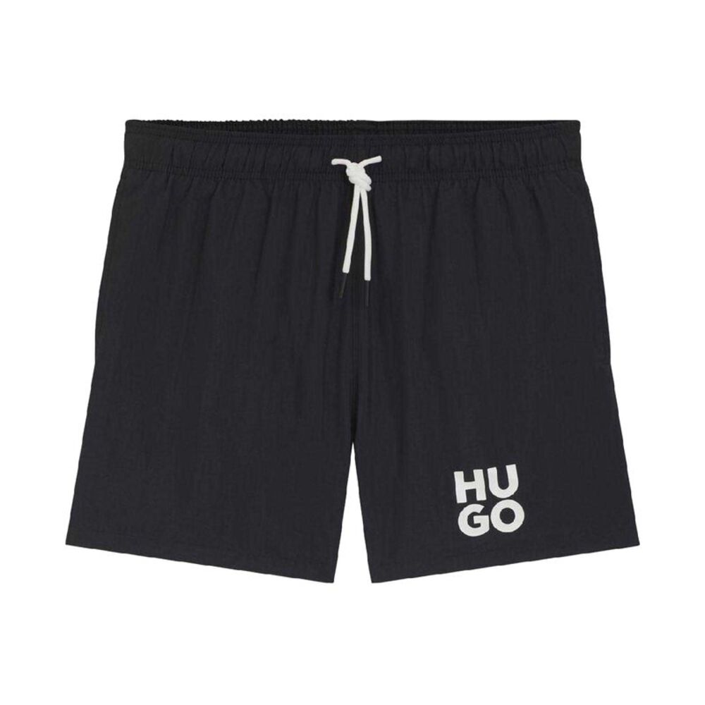 Hugo Mens Paolo Quick Dry Swim Shorts / Black